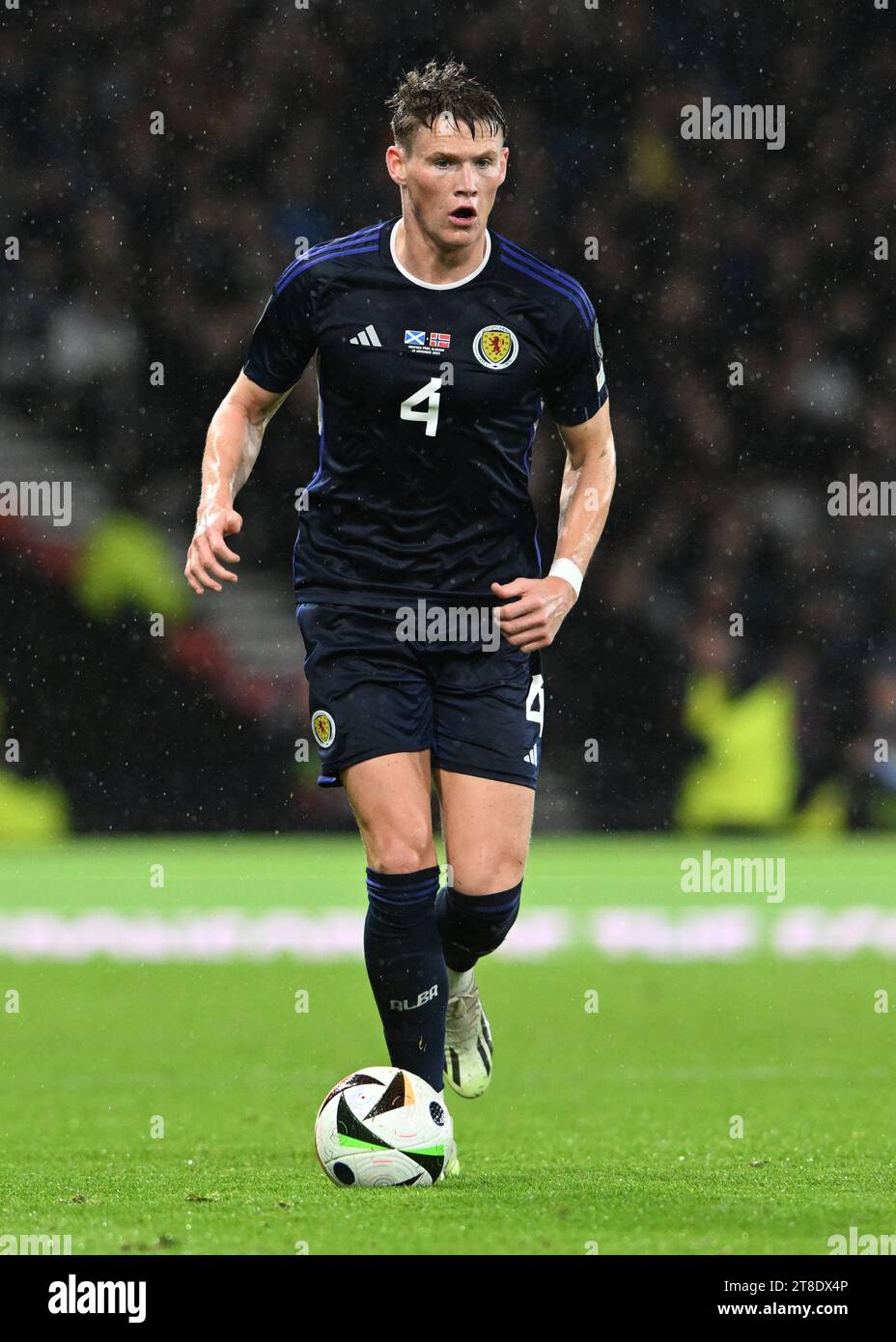 Glasgow, Royaume-Uni. 19 novembre 2023. Scott McTominay d'Écosse lors du match de qualification pour le Championnat d'Europe de l'UEFA à Hampden Park, Glasgow. Le crédit photo devrait se lire : Neil Hanna/Sportimage crédit : Sportimage Ltd/Alamy Live News Banque D'Images