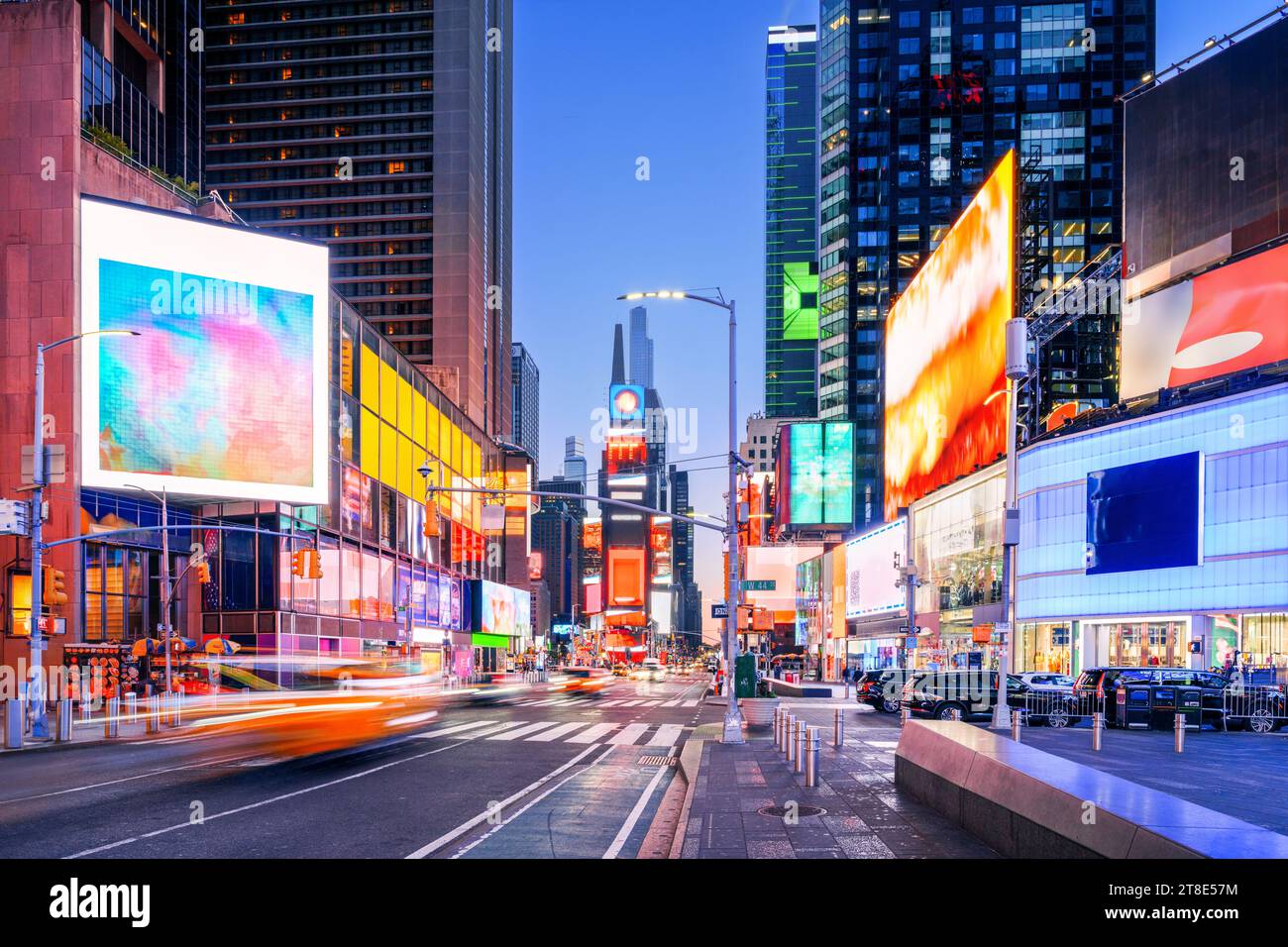 NEW YORK - 13 NOVEMBRE 2023 : Times Square New York sur Broadway. Banque D'Images