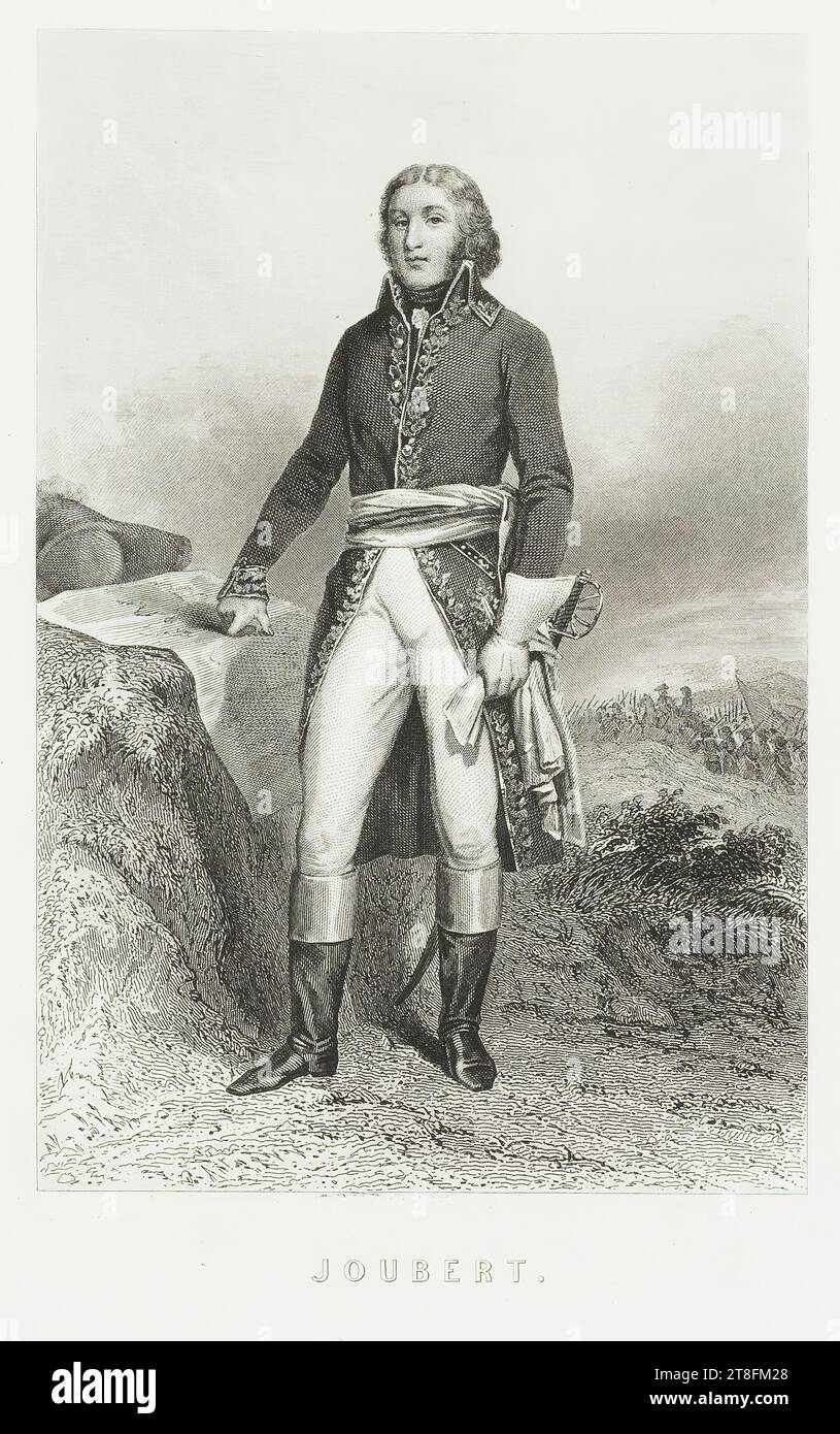 JOUBERT. Illustration de : Galerie historique de la Révolution française Banque D'Images JOUBERT. Illustration de : Galerie historique de la Révolution française Banque D'Images