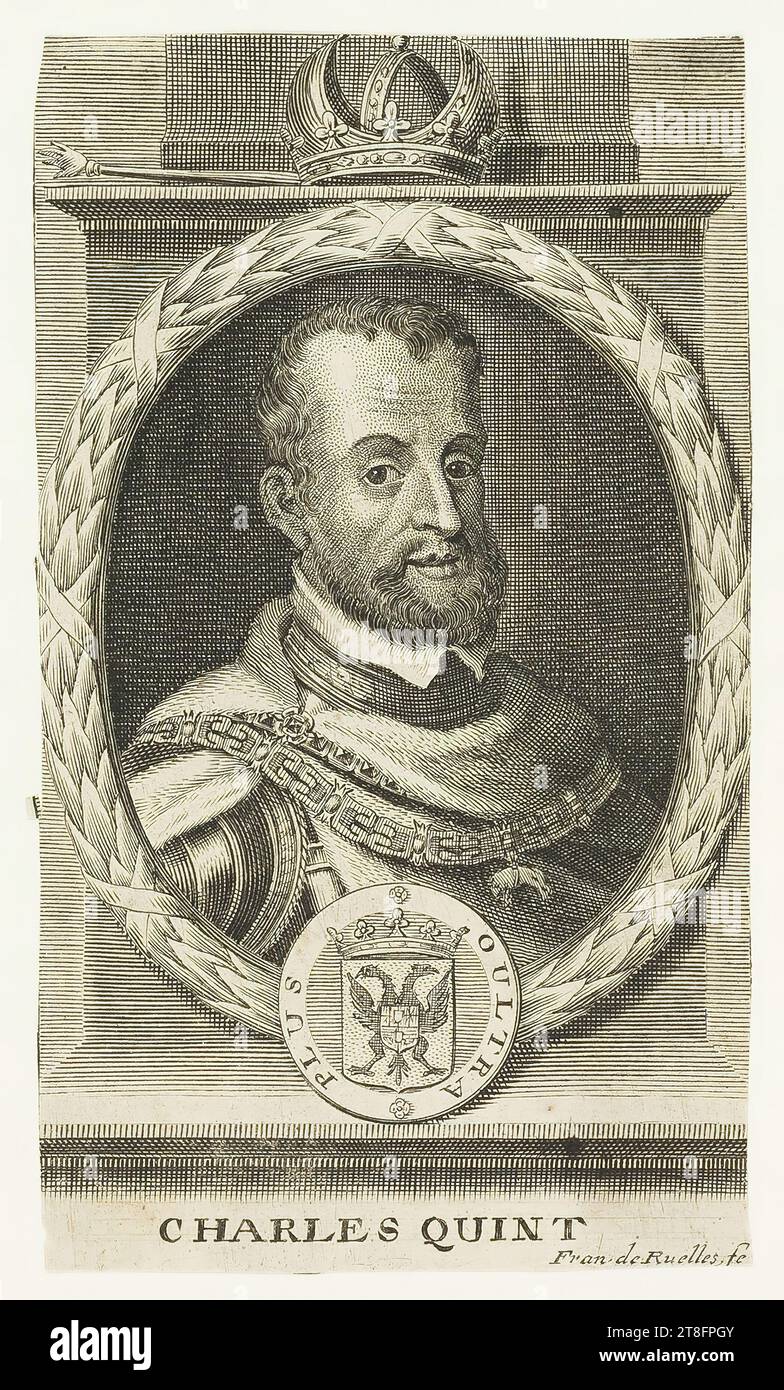 PLUS. CHARLES QUINT. Frank. De ruelles, fe Banque D'Images