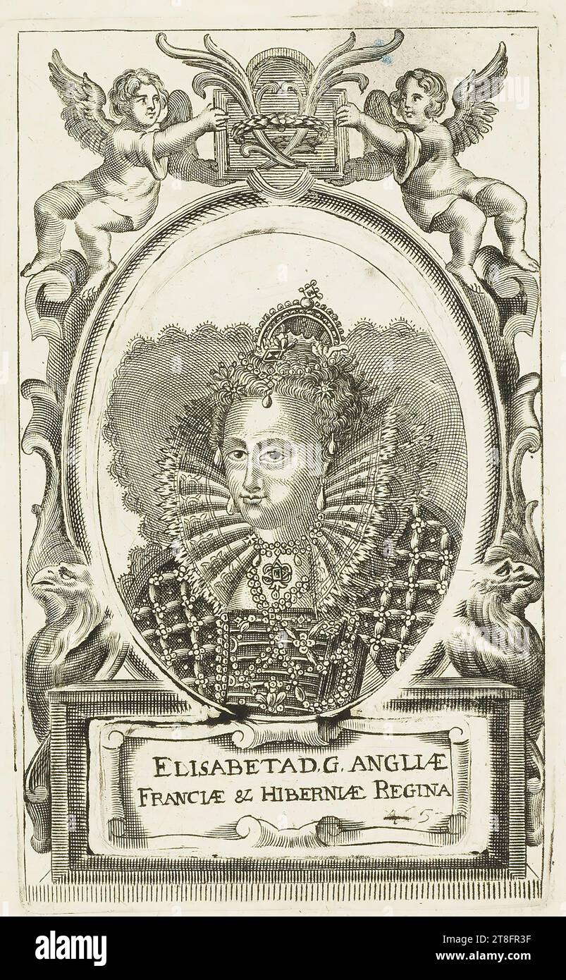 ELIZABETH G. REINE D'ANGLETERRE, DE FRANCE ET D'IRLANDE. 465 Banque D'Images