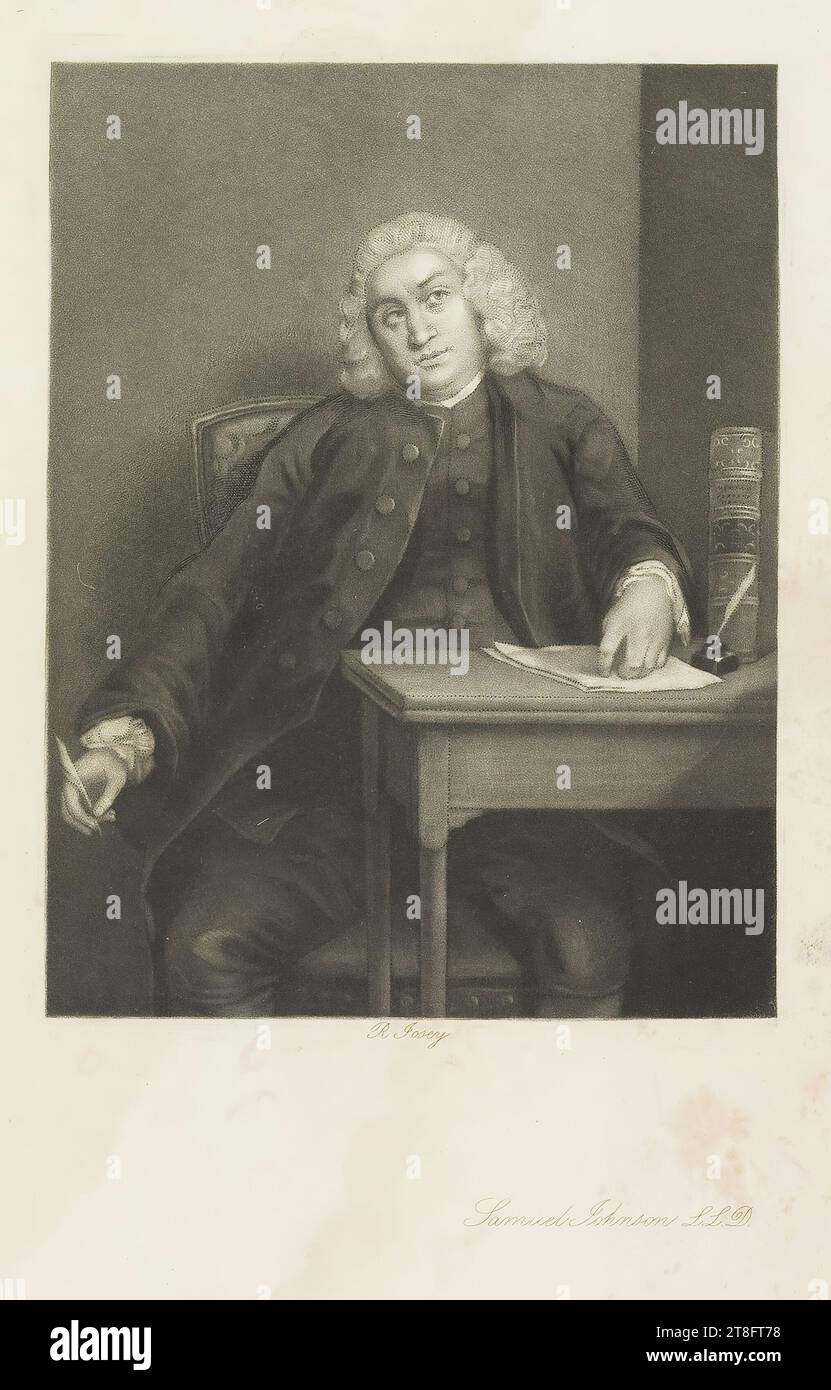 R Josey. Samuel Johnson LL.D Banque D'Images
