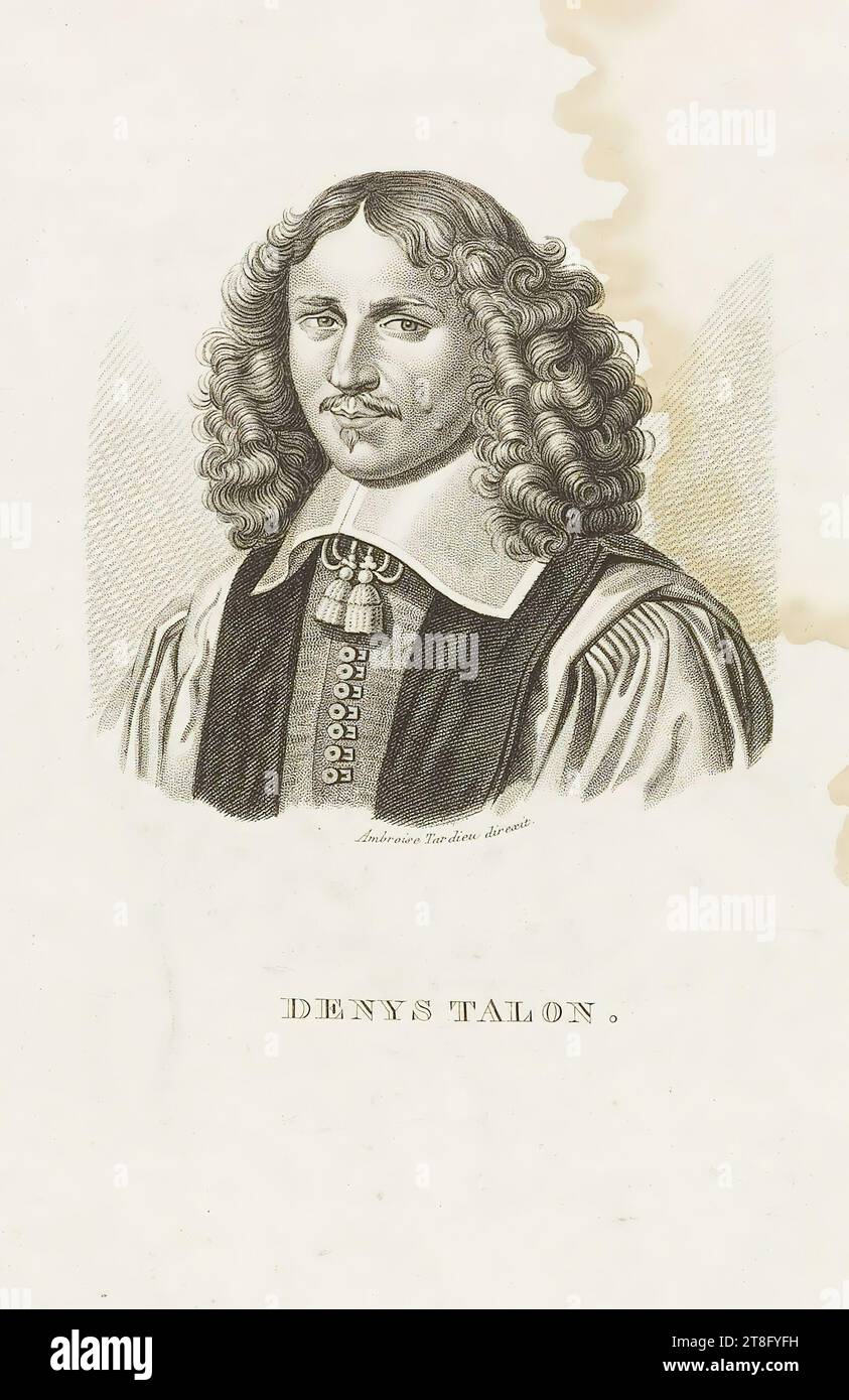 Ambroise Tardieu a dit. DENYS TALON Banque D'Images