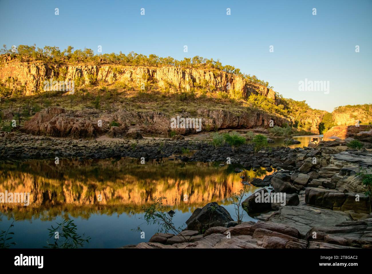Vue imprenable sur Katherine gorge Territoires du Nord Australie Banque D'Images