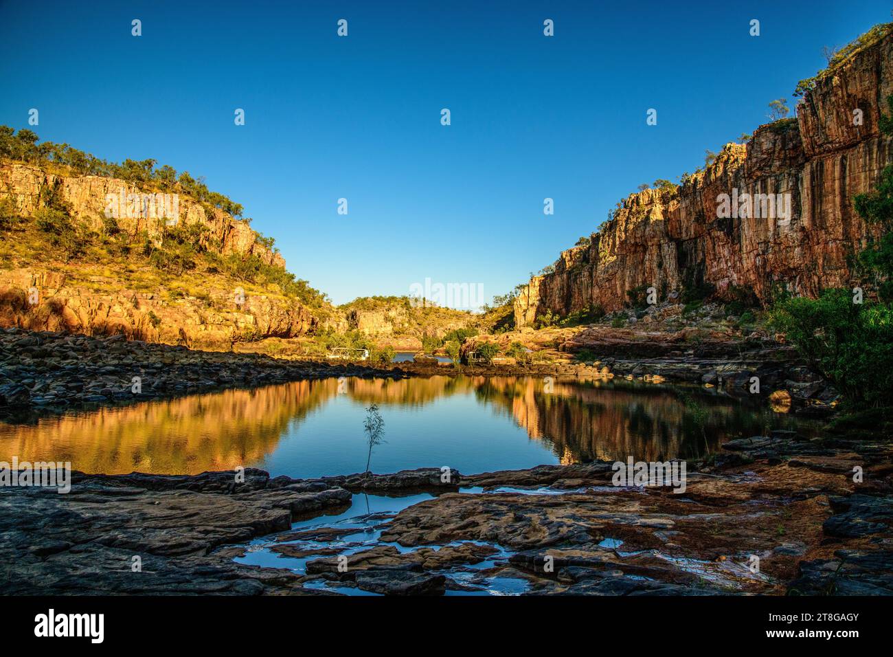 Vue imprenable sur Katherine gorge Territoires du Nord Australie Banque D'Images
