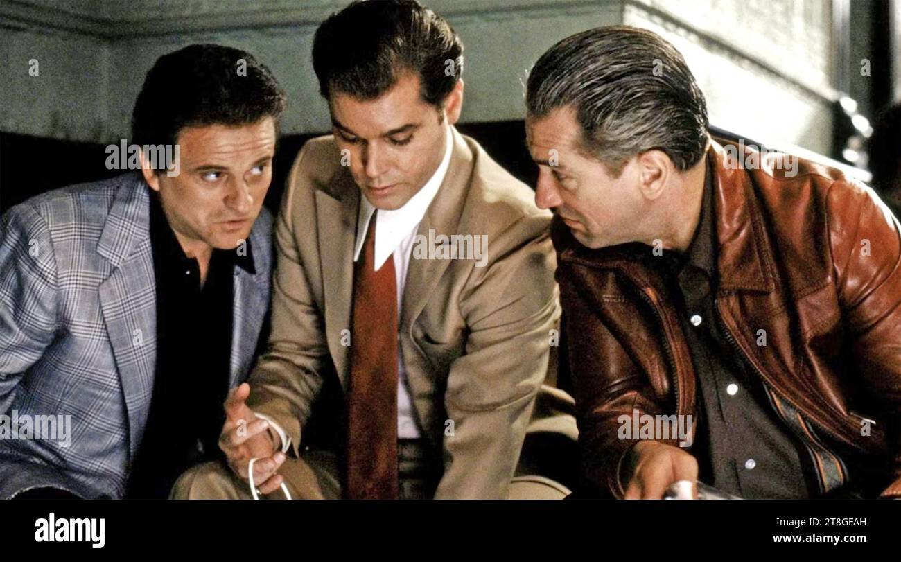 GOODFELLAS 1990 Warner Bros. Film d'images avec de gauche à droite : Joseph d'Onofrio, Robert de Nirom Christopher Serrone, Banque D'Images