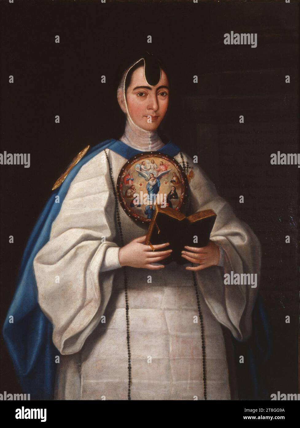 José María Vázquez - Portrait de sœur María Antonia del Corazón de Jesús Banque D'Images
