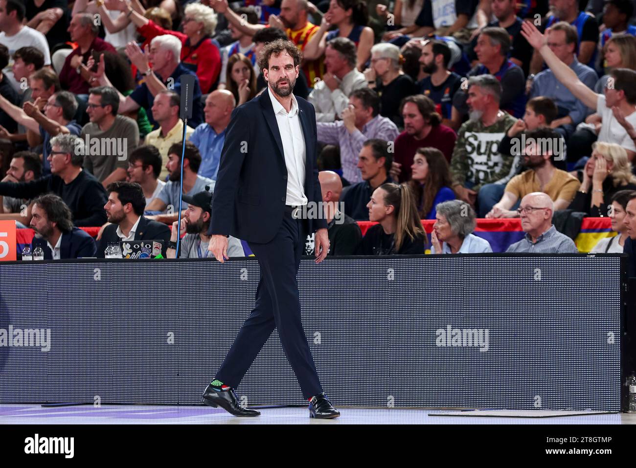 Barcelone, Espagne. 17 novembre 2023. BARCELONE, ESPAGNE - NOVEMBRE 17 : Roger Grimau du FC Barcelone lors du match de Turkish Airlines Euroleague entre le FC Barcelone et Valencia basket au Palau Blaugrana le 17 novembre 2023 à Barcelone, Espagne crédit : DAX Images/Alamy Live News Banque D'Images