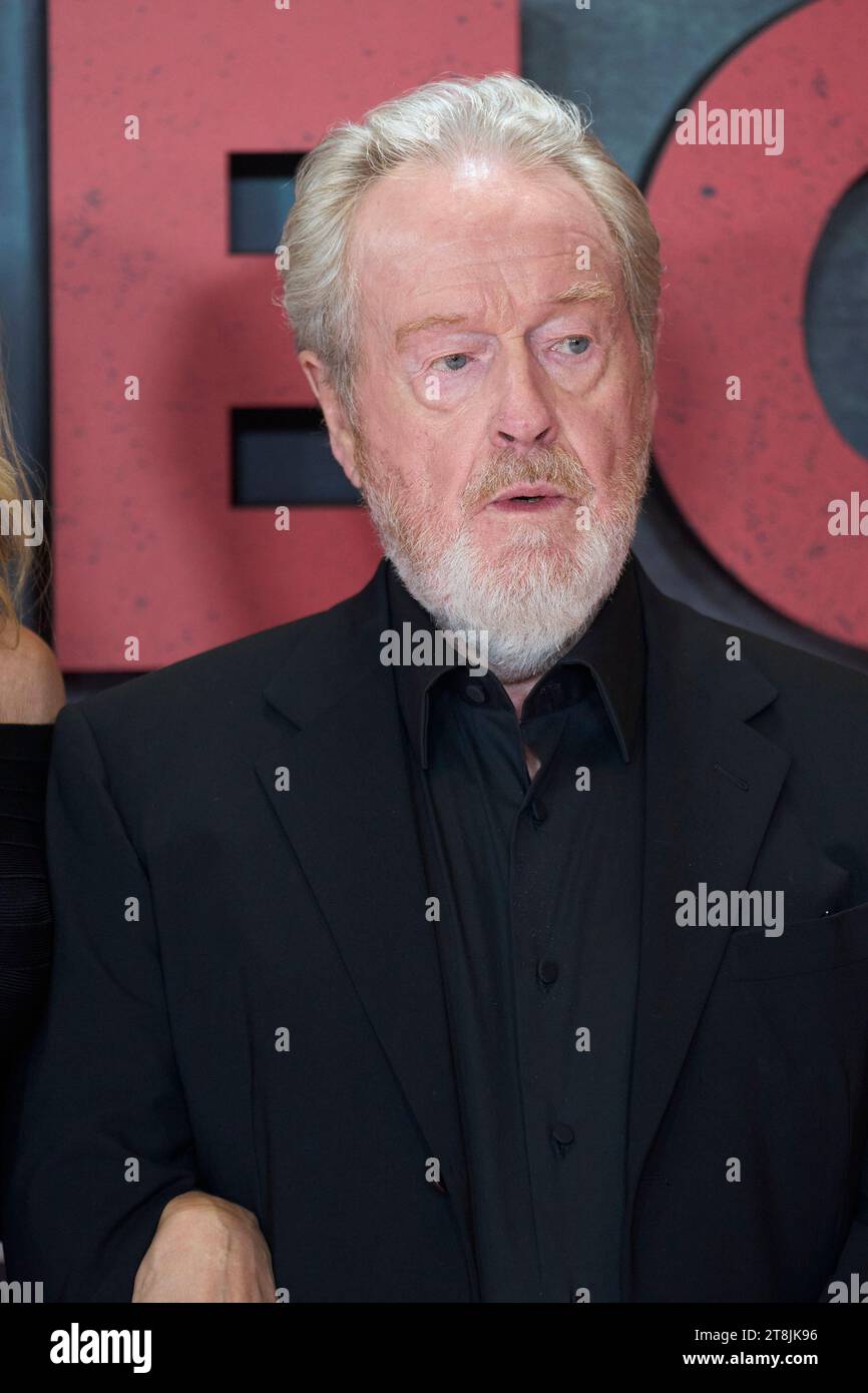 20 novembre 2023, Madrid, Madrid, Espagne : Ridley Scott assiste à la première â€˜Napoleonâ€™ au Musée du Prado le 20 novembre 2023 à Madrid, Espagne (crédit image : © Jack Abuin/ZUMA Press Wire) À USAGE ÉDITORIAL SEULEMENT! Non destiné à UN USAGE commercial ! Banque D'Images