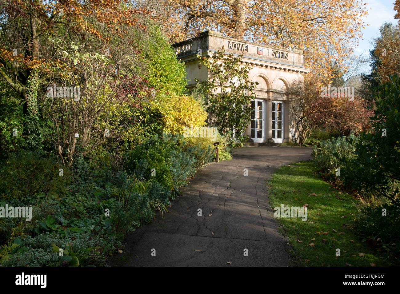 Les jardins botaniques, Royal Victoria Park, Bath, Angleterre Banque D'Images