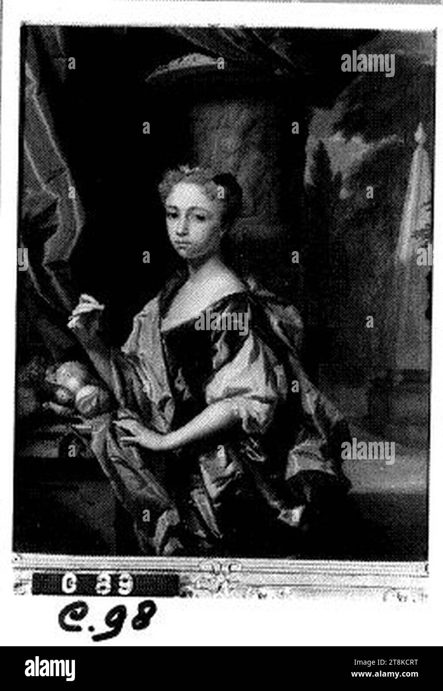 Van Dijk - Ignatia Geertruida Timmers (1714-1733). Echtgenote van Paulus Bogaert van Alblasserdam Banque D'Images