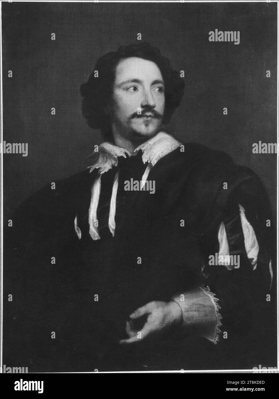 Van Dyck - Portrait de Paulus Pontius (1603-1685), 1626-1632. Banque D'Images