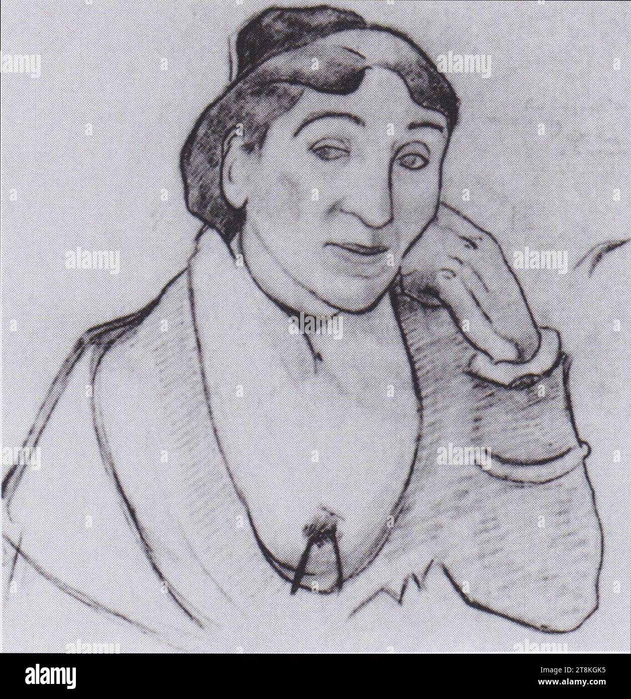 Van Gogh - l'Arlésienne (Madame Ginoux). Banque D'Images