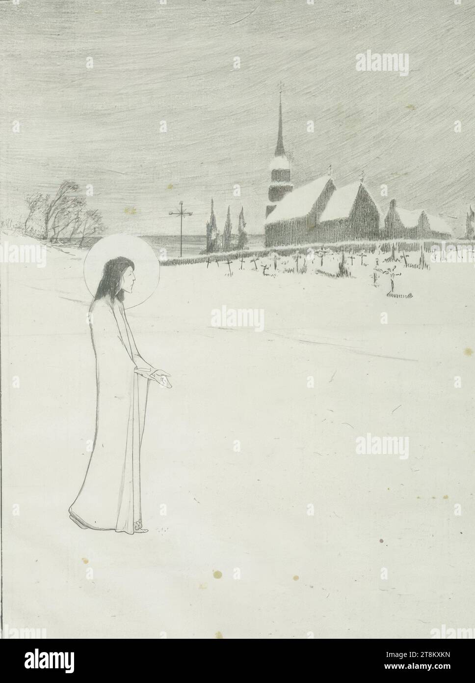 Uh ! C'est peut être bien moi, Maurice Dumont, France, 1869 - 1899, 1897, tirage, lithographie, feuille : 40,3 x 31,5 cm Banque D'Images