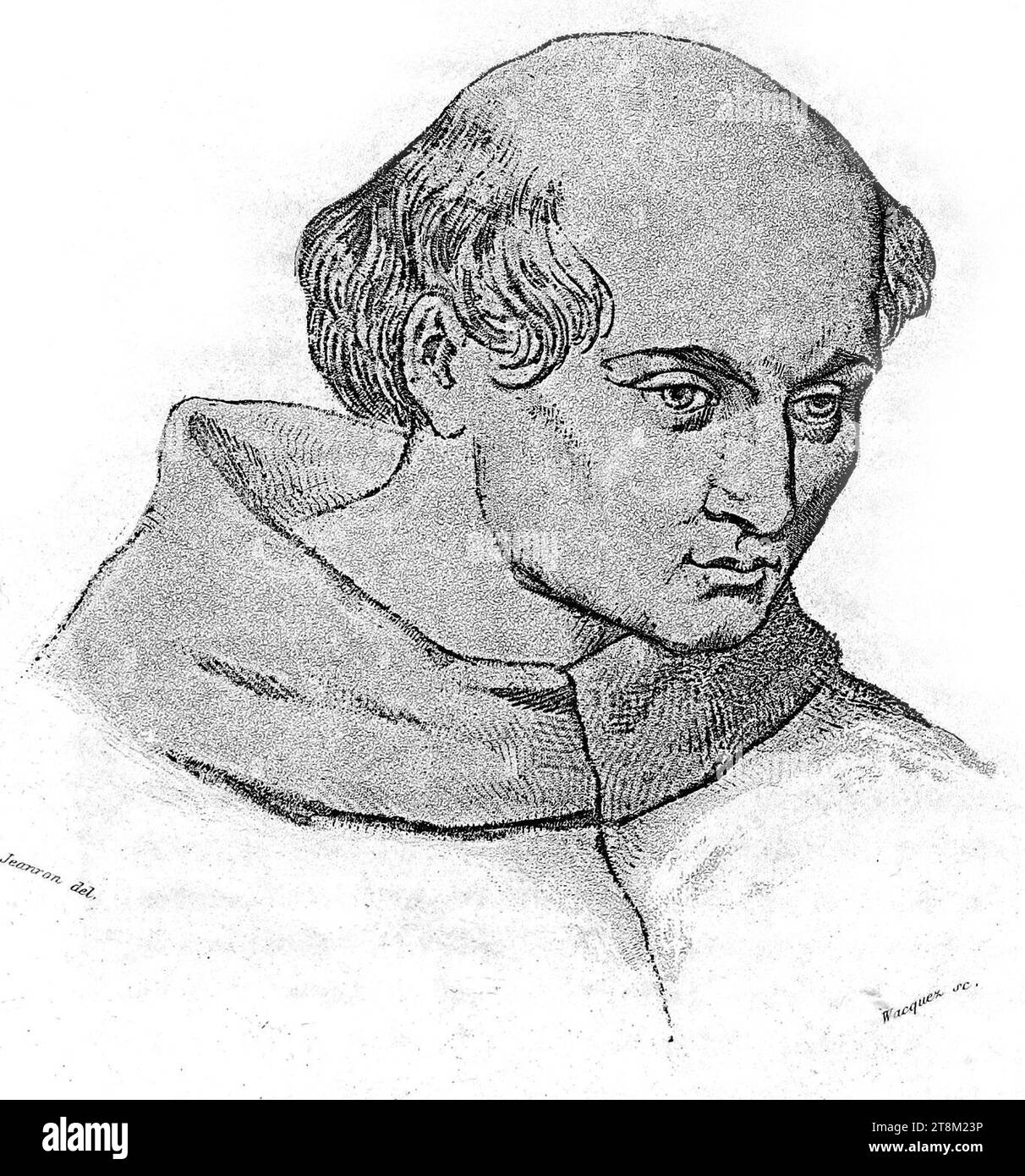 Vasari - vies des peintres - t1 t2, 1841 (fra giovanni da fiesole). Banque D'Images