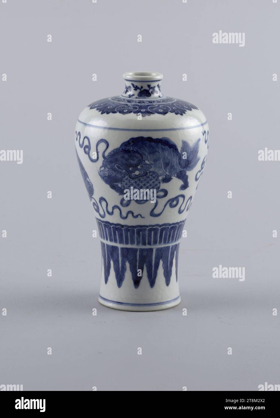 Vase (Chine), 1736–95 Banque D'Images