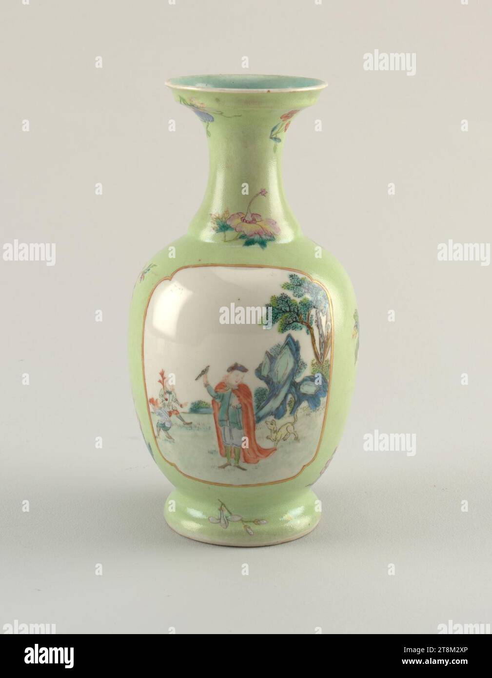 Vase (Chine), 1736–95 Banque D'Images