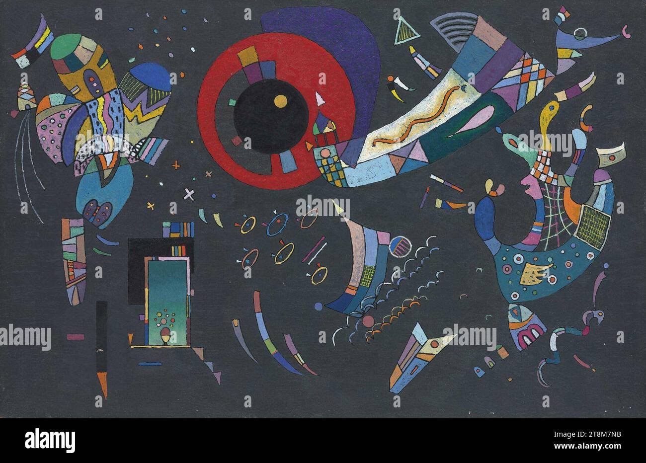Vassily Kandinsky, 1940 - autour du cercle. Banque D'Images