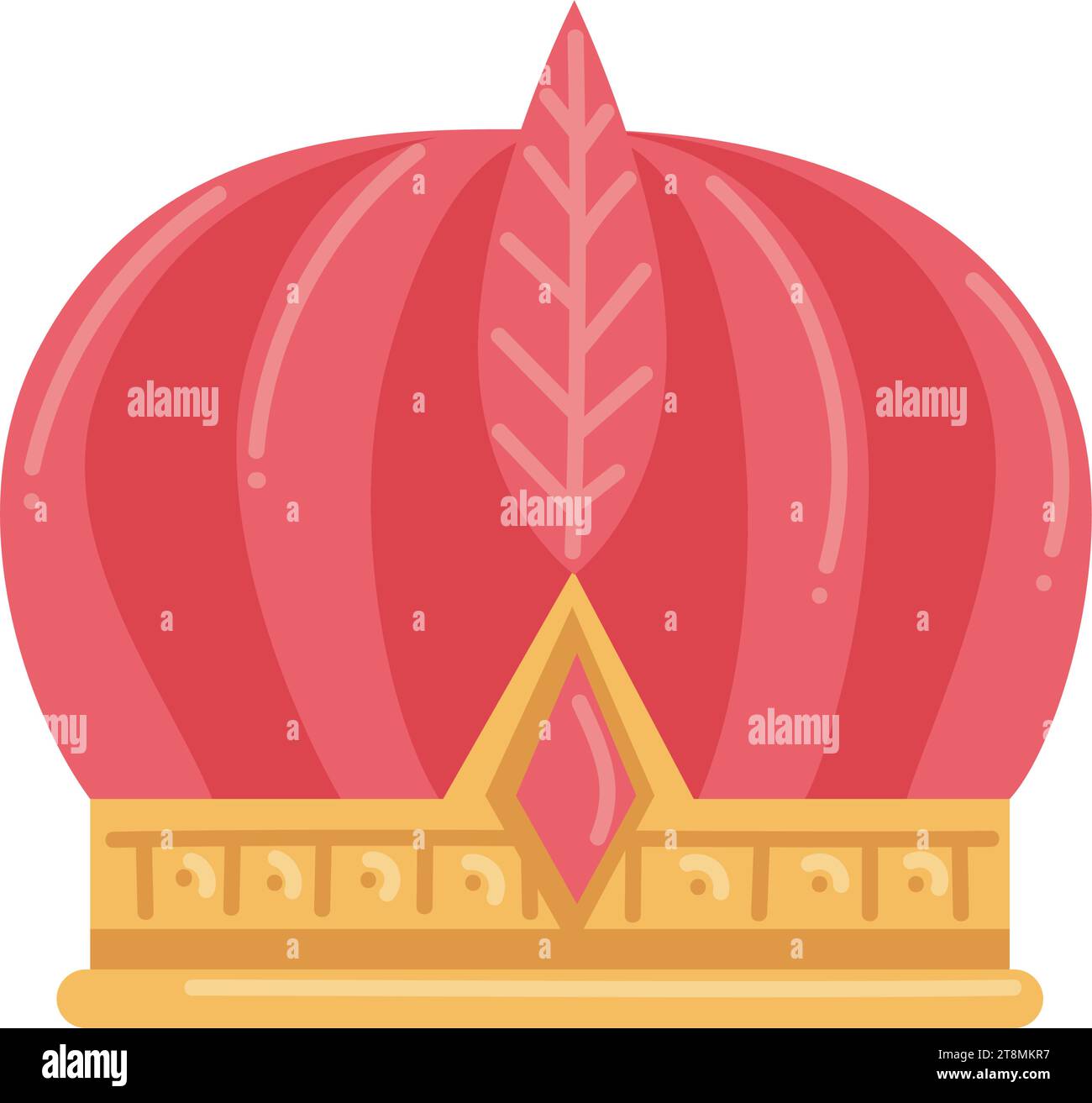 couronne d'epiphanie pour trois rois hommes Illustration de Vecteur