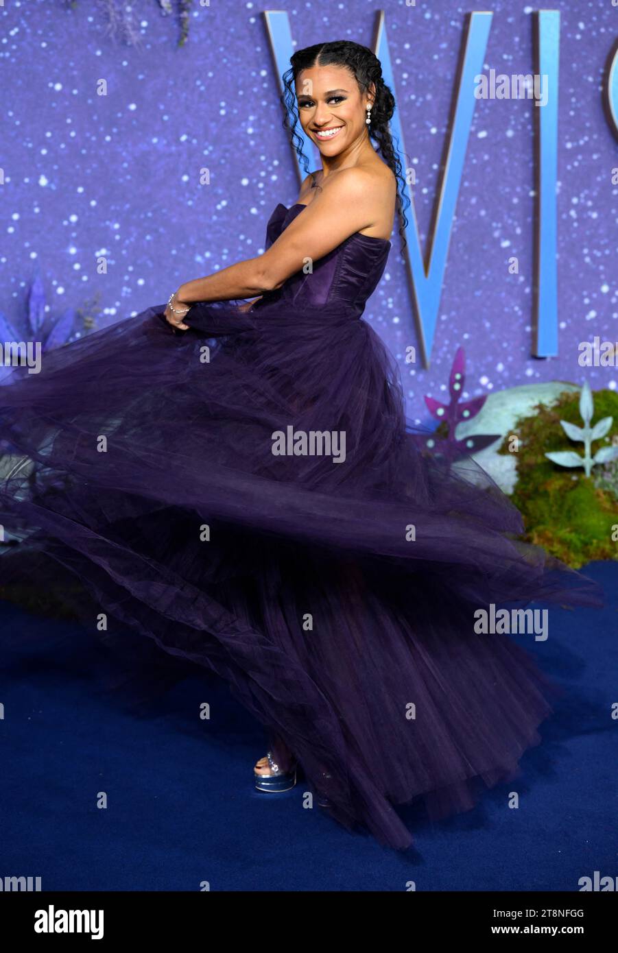 Londres, Royaume-Uni. 20 novembre 2023. Ariana DeBose à la première de Wish, Londres, Royaume-Uni, le 20 novembre 2023. Photo Stuart Hardy/ABACAPRESS.COM crédit : Abaca Press/Alamy Live News Banque D'Images