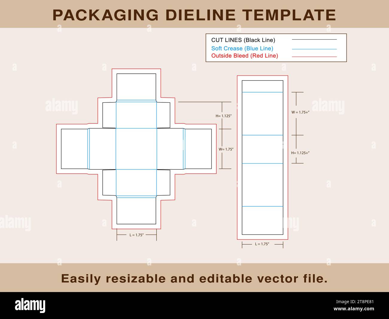 Faire correspondre les métiers de la boîte, fichier vectoriel modifiable de modèle de ligne de découpe Illustration de Vecteur