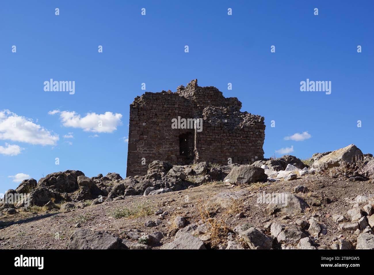 Bergama, située dans la province d'Izmir, dans l'ouest de la Turquie, est célèbre pour son coton, son or et ses tapis exquis. Autrefois le noyau culturel de Pergame à l'époque grecque et romaine antique, cette ville riche en ruines antiques reste un attrait majeur pour les touristes. Notamment, son célèbre temple a trouvé une nouvelle maison dans le musée de Pergame à Berlin, en Allemagne. Bergama possède des ruines remarquables comme le Sanctuaire Asclépios, un temple de dieu guérisseur, un théâtre grec et le complexe de la Basilique Rouge ('Kizil Avlu' en turc) Banque D'Images
