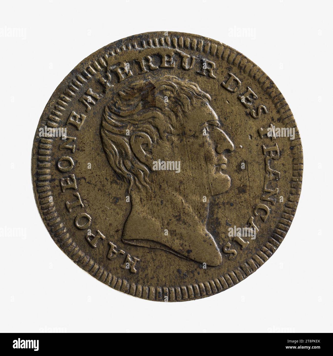 Le couronnement de Napoléon Ier, 'Honneur et Patrie', 1804, Array, Numismatique, médaille, Nuremberg, Dimensions - oeuvre : diamètre : 2,5 cm, poids (taille des caractères) : 4,94 g. Banque D'Images