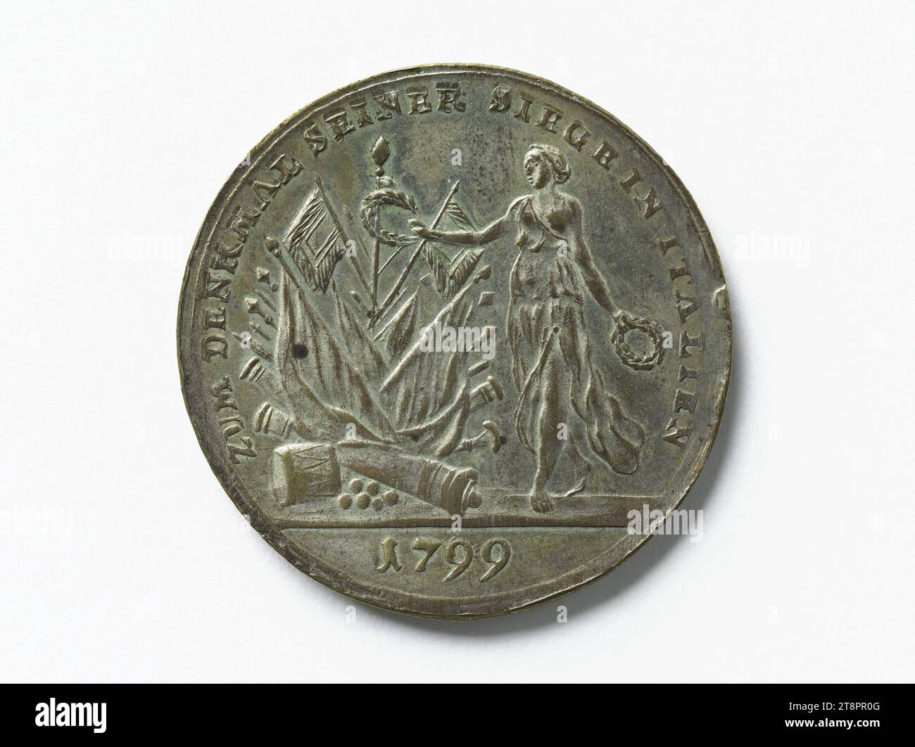 Alexander Vasilyevitch Suvorov (1729 ou 1730-1800), maréchal russe, 1799, anonyme, graveur de médailles, Array, Numismatique, Médaille Banque D'Images