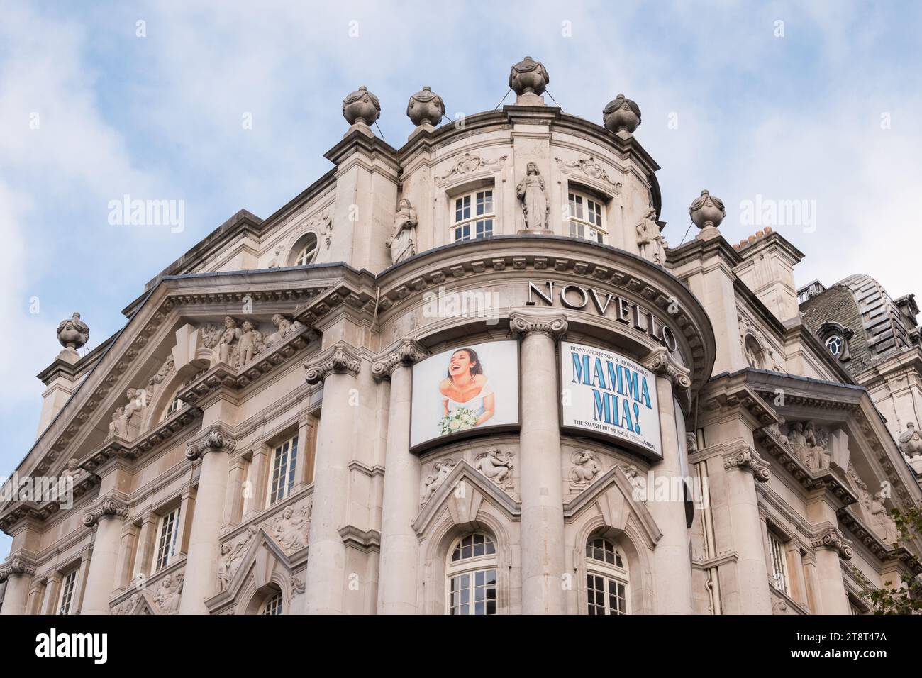 Mamma Mia, comédie musicale à succès ABBA au Novello Theatre, Londres, WC2, Angleterre, Royaume-Uni Banque D'Images