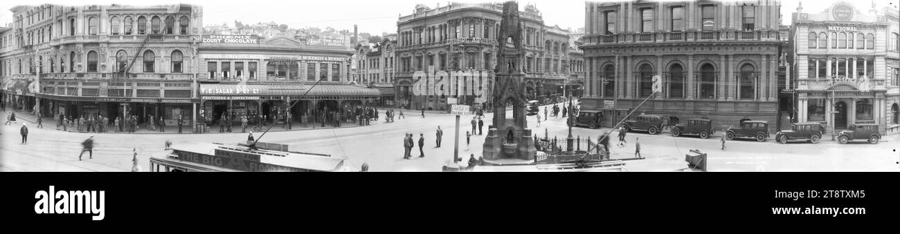 Custom House Square, Dunedin, entre 1923-1928 Banque D'Images