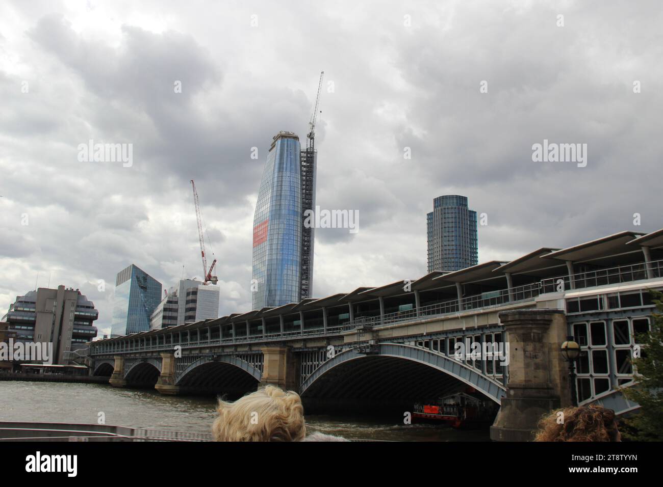 London Blackfriars Bridge, Londres, Angleterre, Royaume-Uni Banque D'Images