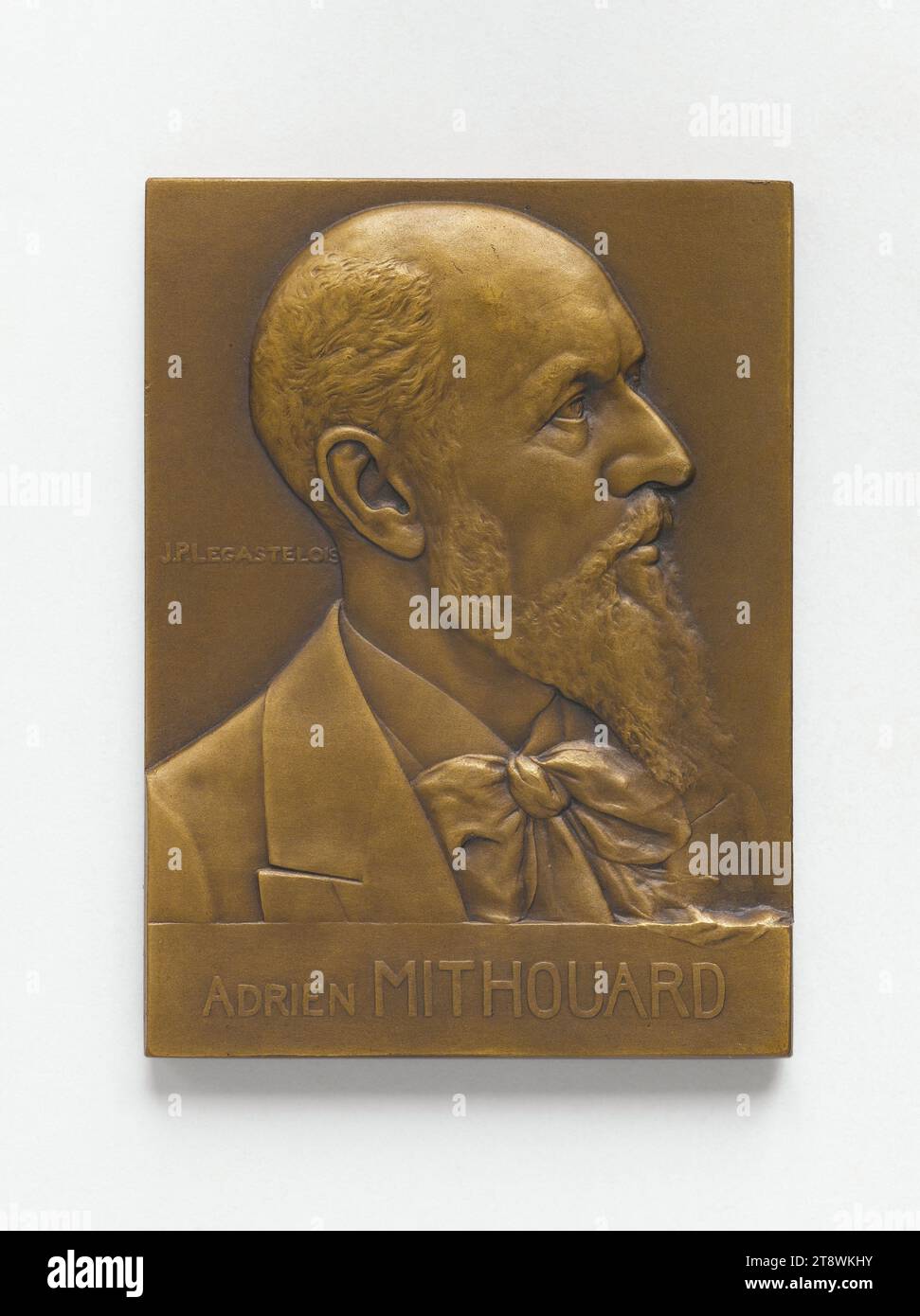 Étienne Joseph Louis Garnier, dit Garnier-Pagès (1801-1841), homme politique français, député de la Sarthe (1835), 1841, Rogat, Emile, graveur en médailles, en 1841, Numismatique, Médaille, diamètre : 5,1 cm, poids (taille du type) : 65,59 g. Banque D'Images