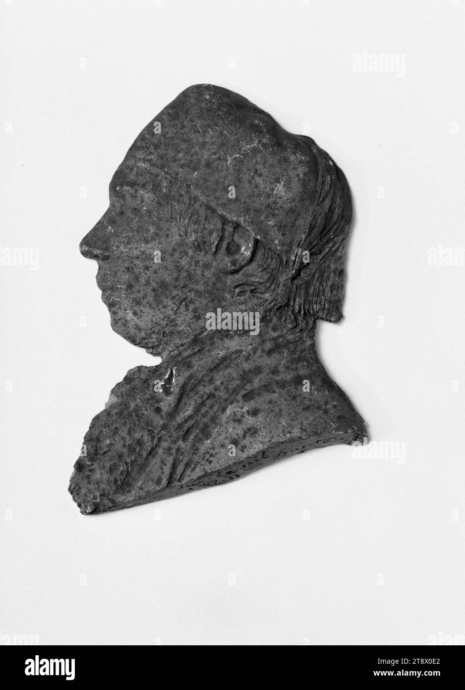 Portrait sérieux de Mustapha Bey ? (1787-1837), baie de Tunis, Dantan, Jean Pierre (dit Dantan Jeune), sculpteur, en 1849, 19e siècle, Sculpture, relief, Dimensions - travail : hauteur : 14,9 cm Banque D'Images
