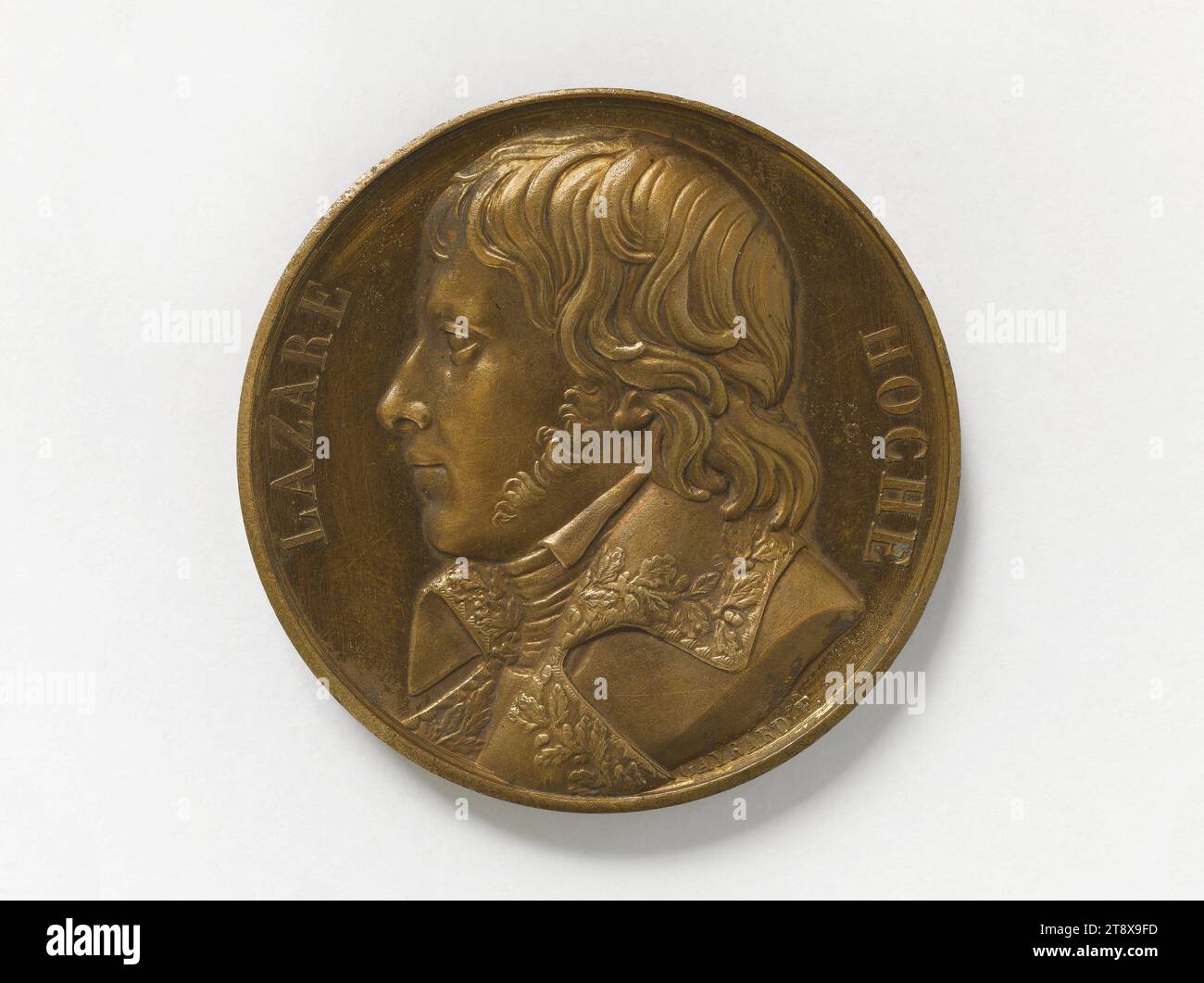 Louis Lazare Hoche (1768-1797), général français, 1821, Gayrard, Raymond, graveur en médailles, Array, Numismatique, Médaille Banque D'Images