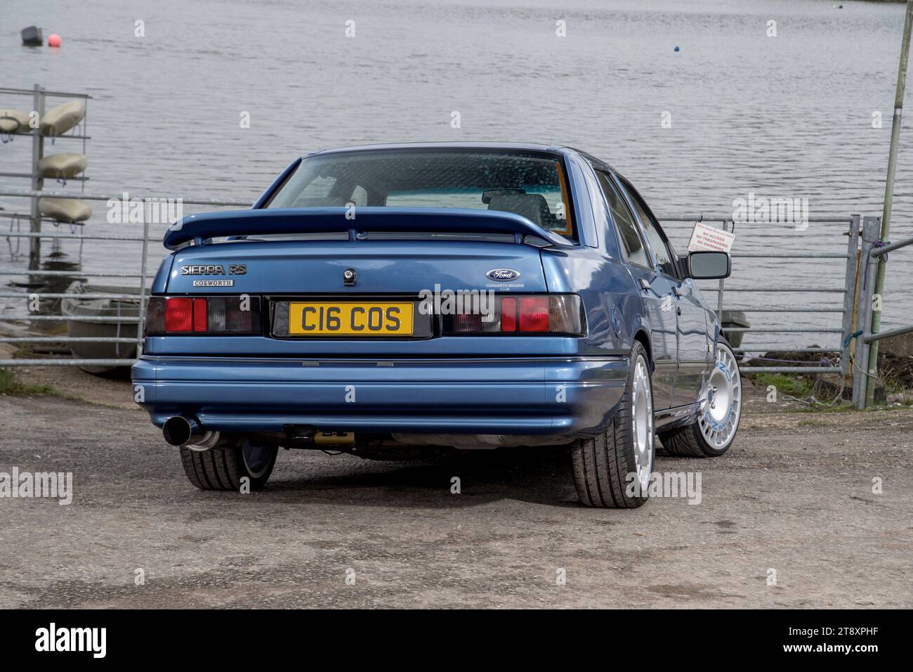 1988 Ford Sierra Sapphire RS Cosworth - supercar à col bleu Banque D'Images