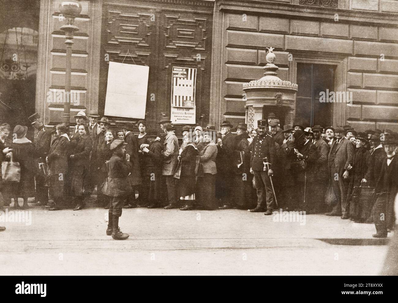 Action de secours américaine à Vienne, Richard Hauffe (1878-1933), photographe, 1920, photographie, guerre et événements de guerre, Guerre mondiale 1, la collection de Vienne Banque D'Images