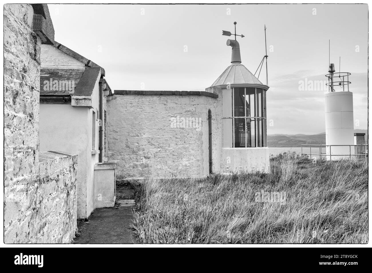 Phare de Dunree, comté de Donegal, Irlande Banque D'Images