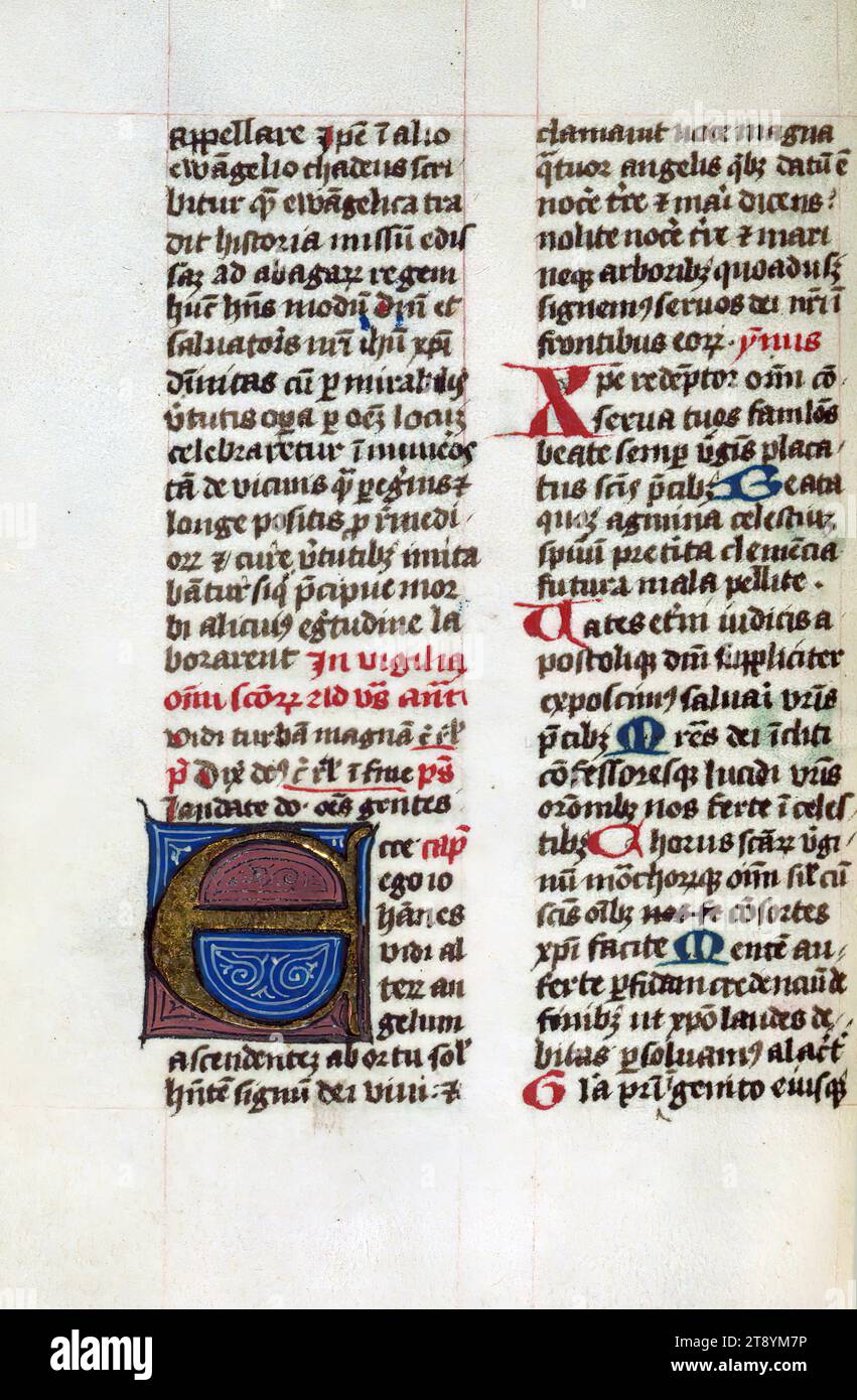 Bréviaire, illuminé décoré initial, ce bréviaire a été créé ca. 1460-70 ...