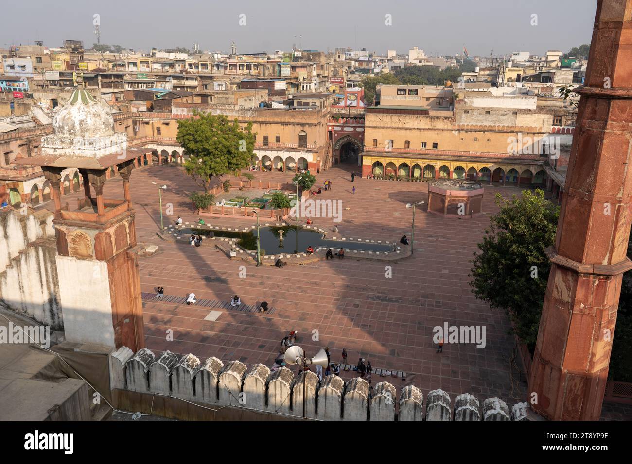 Jama Masjid dans la vieille ville de Delhi, Inde Banque D'Images