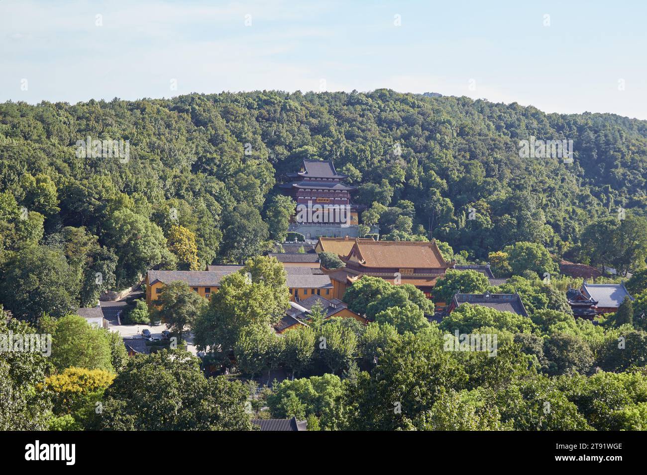 La belle ville historique de Hangzhou, province du Zhejiang, Chine Banque D'Images