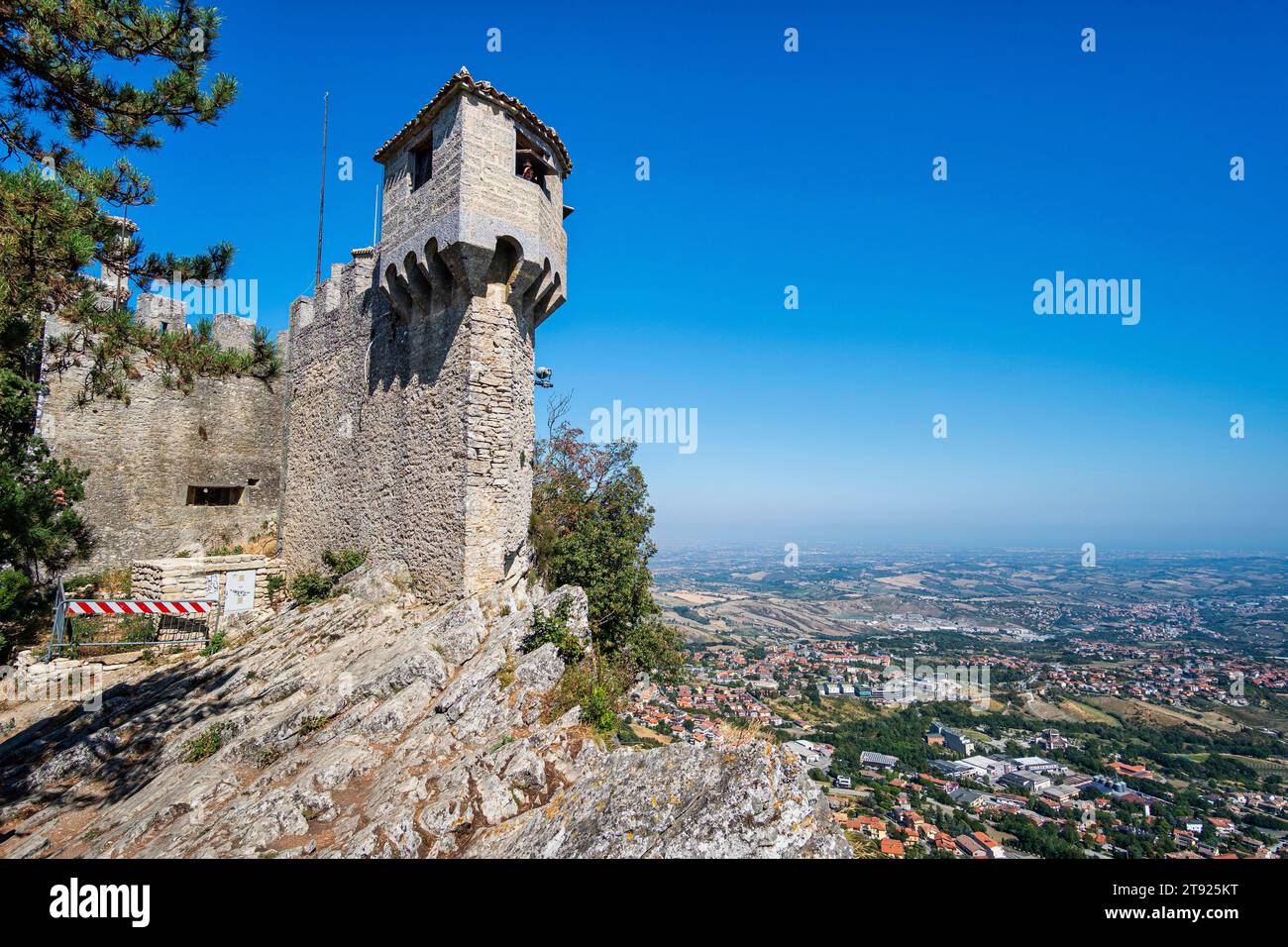 Forteresse de Cesta, ville de Saint-Marin, Saint-Marin Banque D'Images