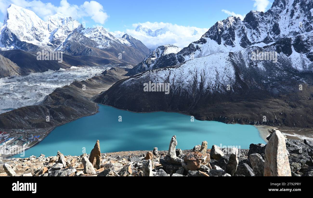 Les plus hautes montagnes du monde Banque D'Images