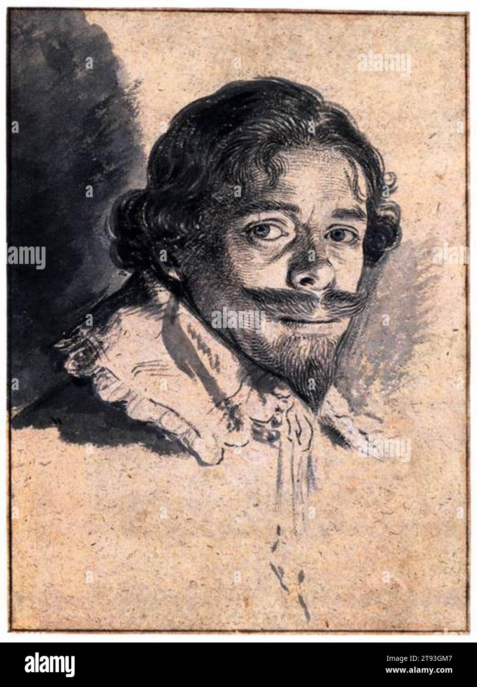 Autoportrait vers 1625 par David Bailly Banque D'Images