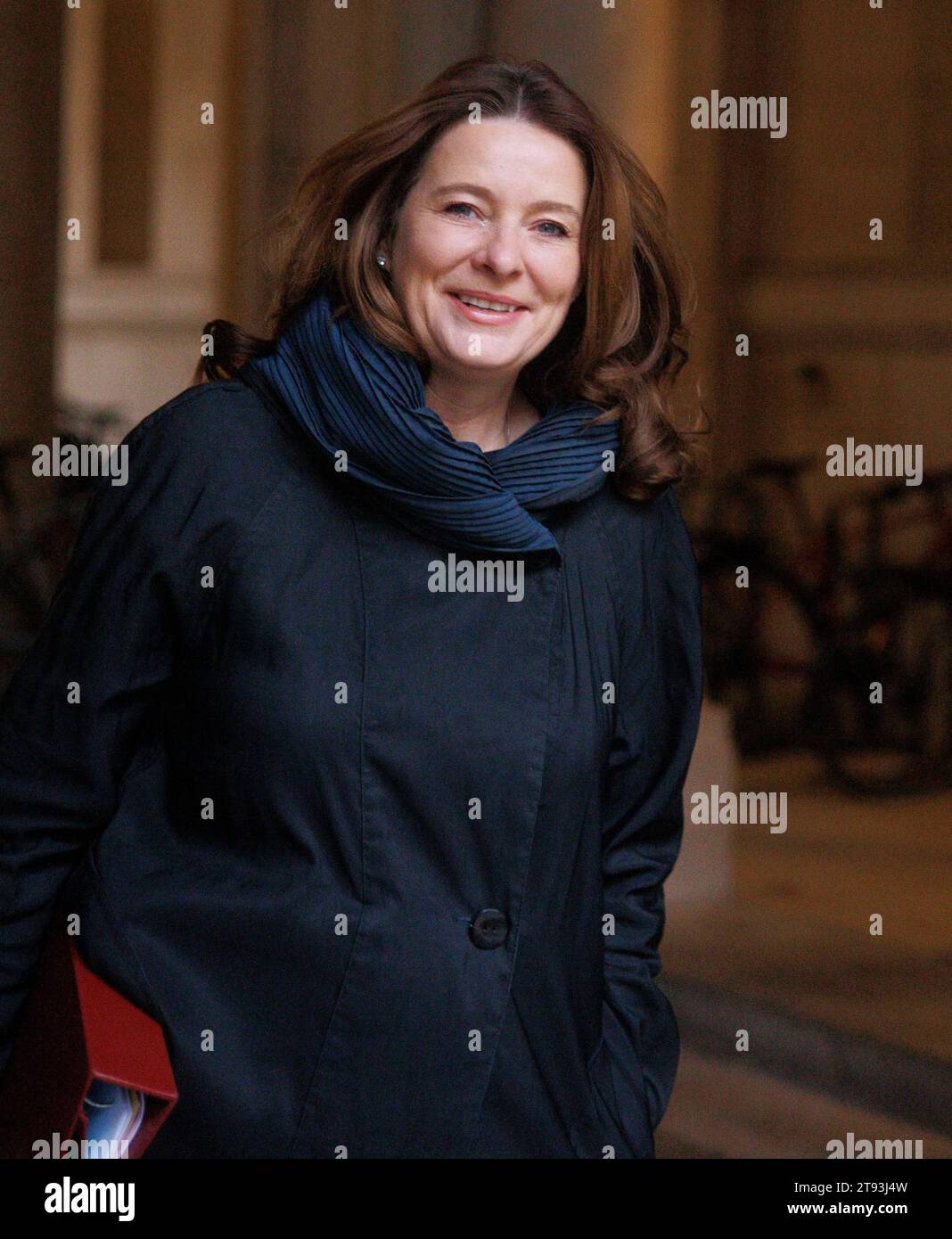 Londres, Royaume-Uni. 22 novembre 2023. Gillian Keegan, secrétaire à l'éducation, à Downing Street pour une réunion du Cabinet, Londres, Royaume-Uni crédit : Karl Black/Alamy Live News Banque D'Images