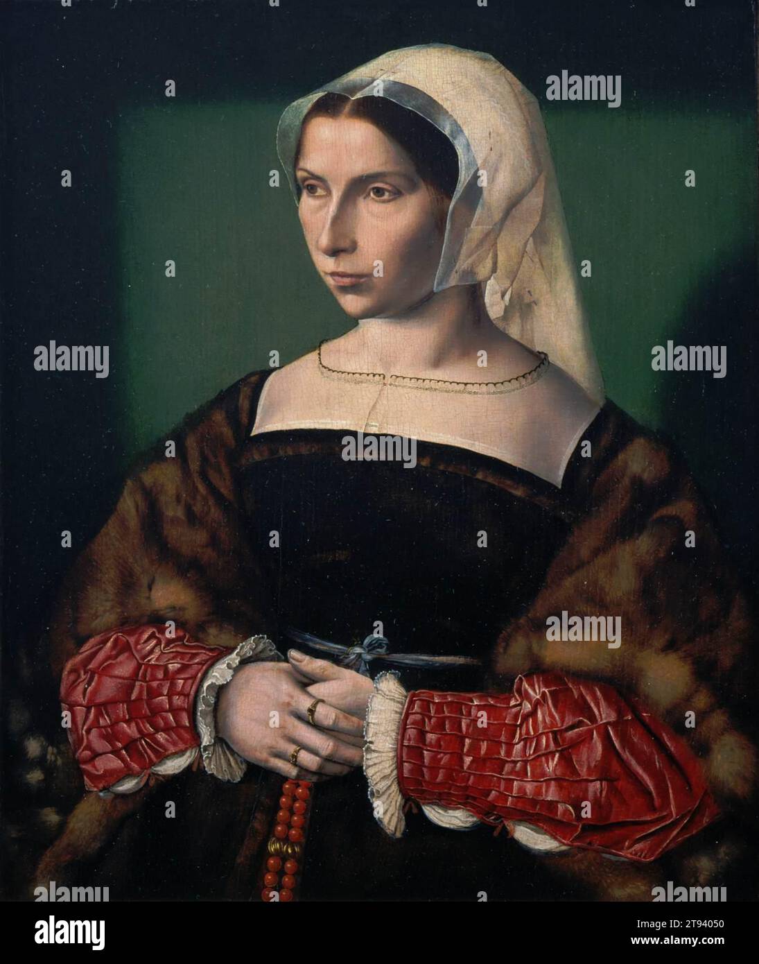 Lady Anne Stafford vers 1535 par Ambrosius Benson Banque D'Images
