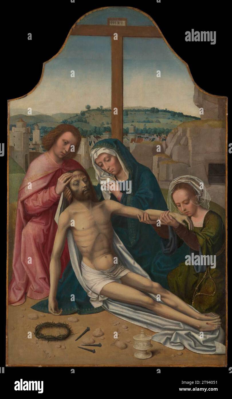 La Lamentation 1520-25 par Ambrosius Benson Banque D'Images