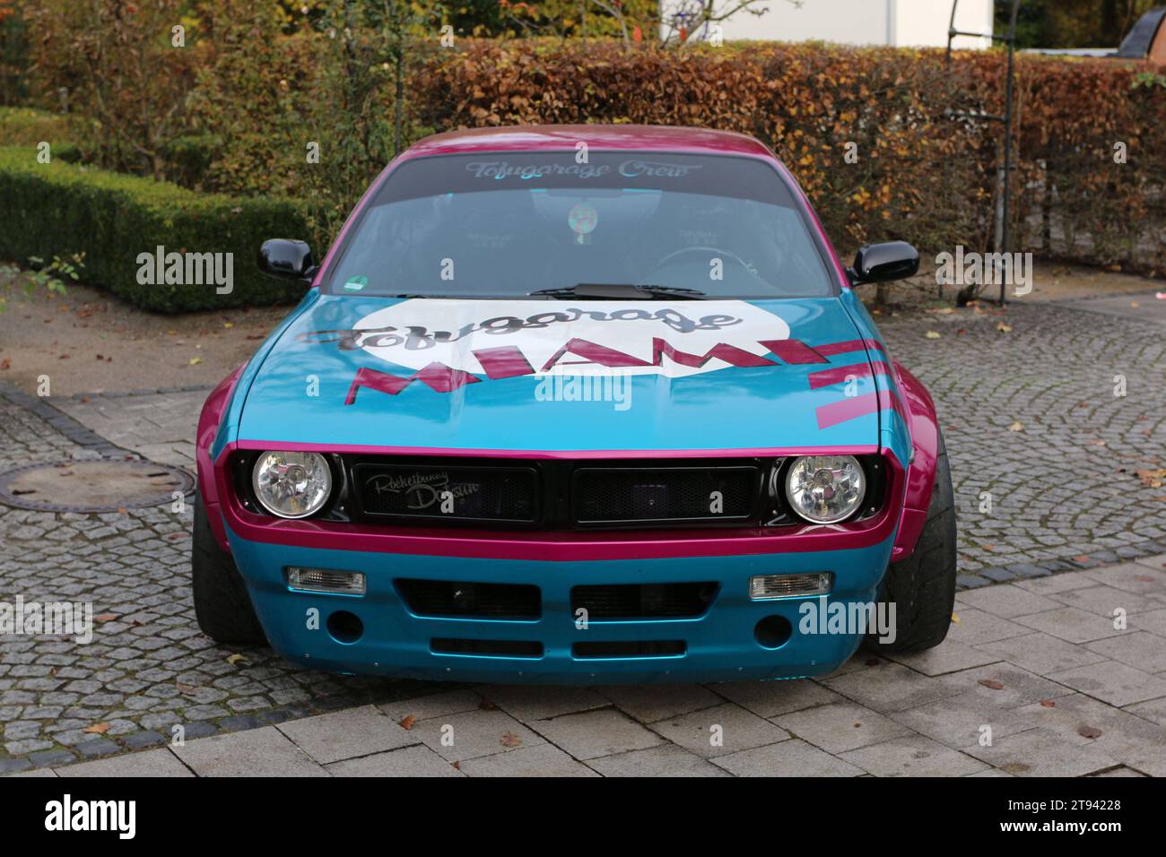 Datsun S14 Rocketbunny Boss V2 - Umbau Tofugarage Nissan 200SX, Baujahr 1994, Pressetermin Classic Cars Am 22.11.2023 zum 41. Classic & Prestige salon im Rahmen der Essen Motor Show 2023 Messe Essen, 02. - 10.12.2023, Jagdhaus Schellenberg, Schellenberger Wald Jahreszeit : Herbst, Essen D. *** Datsun S14 Rocketbunny Boss V2 conversion Tofugarage Nissan 200SX, année 1994, rendez-vous presse Classic Cars on 22 11 2023 pour le Classic Prestige salon 41 dans le cadre du salon automobile d'Essen 2023 Messe Essen, 02 10 12 2023, Jagdhaus Schellenberg, Schellenberger Wald Jahreszeit Herbst, Essen D. Banque D'Images