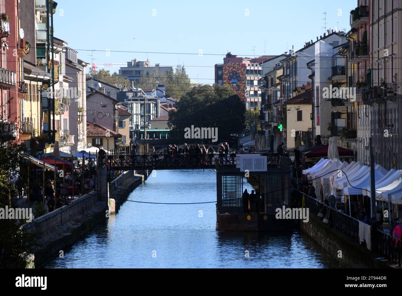 Milan Italie - Naviglio grand Banque D'Images