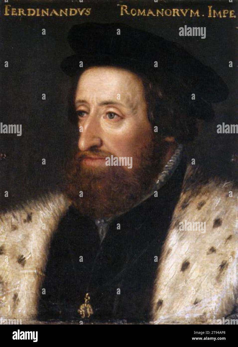 Empereur Ferdinand I 1550-55 par Hans l'ancien Bocksberger Banque D'Images