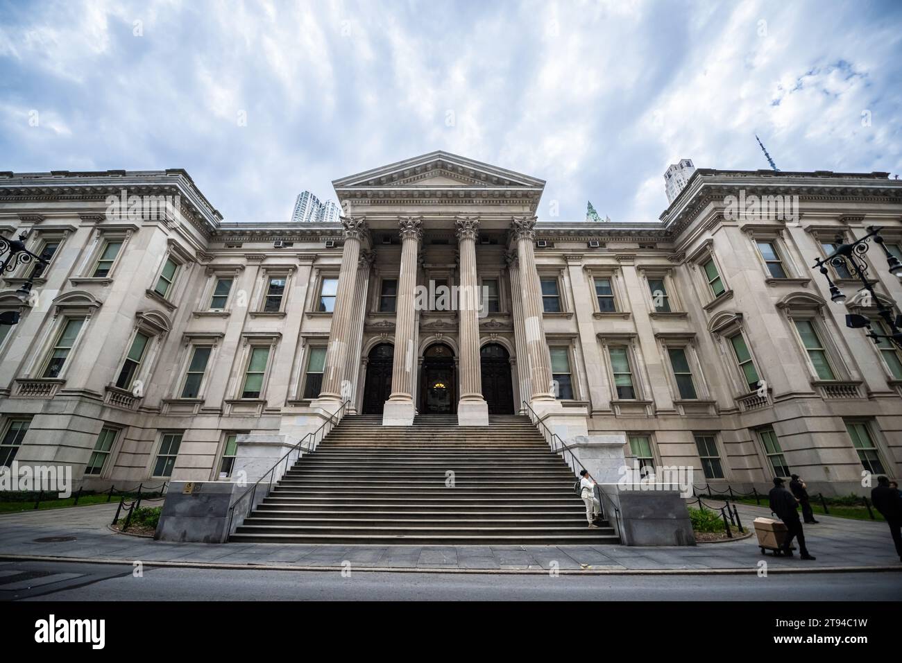 Ancien palais de justice du comté de New York Banque D'Images